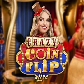 Crazy Coin Flip logo by Evolution at Rony CasinoCrazy Coin Flip