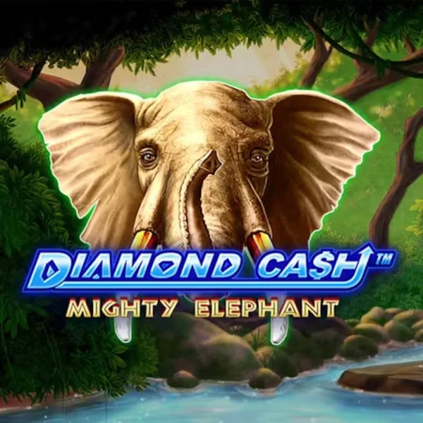 Official Slots logo: Diamond Cash Mighty Elephant by Greentube at Rony Casino