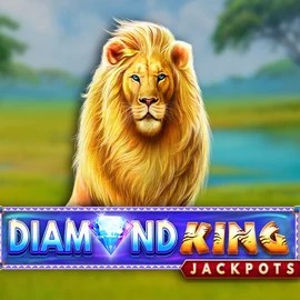 Diamond King Jackpots logo by SpinPlay Games at Rony Casino