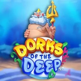 Dorks of the Deep slot logo by Hacksaw Gaming at Rony CasinoDorks of the Deep