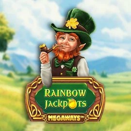 Official Jackpots logo: Rainbow Jackpots Megaways by Red Tiger Gaming at Rony Casino
