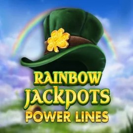 Rainbow Jackpots Power Lines logo – Jackpots by Red Tiger Gaming at Rony Casino