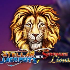 Play the Stellar Jackpots with Serengeti Lions slot by Lightning Box Game on Rony Casino